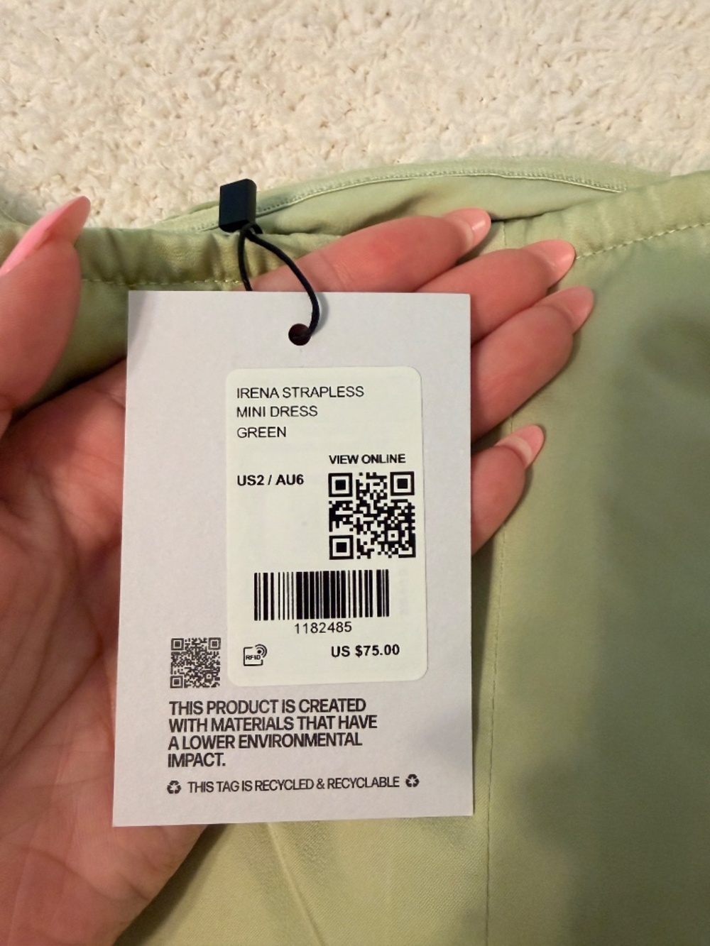 Green Princess Polly dress - Picture 4 of 5